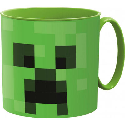 Legetøj MINECRAFT 1 stk. Mikrokop Krus med håndtag 265ml Grøn