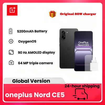 Teléfono Inteligente OnePlus Nord CE5, 8 GB de RAM, 128/256 GB de Almacenamiento, Pantalla AMOLED de 6.77 Pulgadas y 120 Hz, Cámara de 50 MP con OIS, Batería de 5200 mAh, con Cargador de 80 W