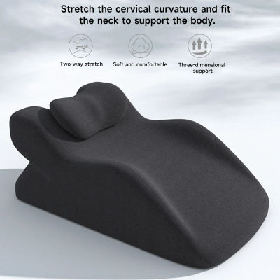 Almohada de soporte versátil para cabeza/cuello/spalda/piernas – Uso en cama, sofá – Funda extraíble lavable a máquina