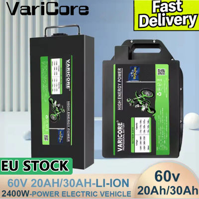 Batería de litio VariCore 60V 67.2V 16S 20Ah 30Ah 18650 con cargador y BMS incorporado, batería de repuesto para motocicleta eléctrica Citycoco Harley.
