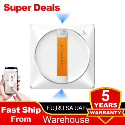 (código promocional: AEWD55)Robot limpiacristales Liectroux YW710,doble pulverización de agua, vidrio inteligente mopa húmeda, piso de la casa ventanas de la pared robot aspirador, de trabajo sin