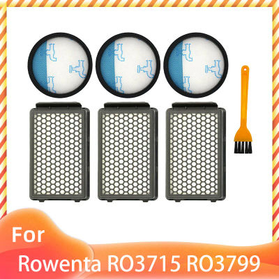 Kit de repuesto de filtro HEPA ciclónico de potencia compacta para Rowenta RO3715, 3759, 3798, 3799, Samurai SG3751WA, pieza de vacío