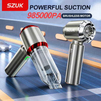 SZUK C012MAX 985000PA aspiradora de coche portátil Mini aspiradora inalámbrica potente limpiador de coche electrodoméstico aspiradora para coche aspiradoras para el hogar accesorios para auto