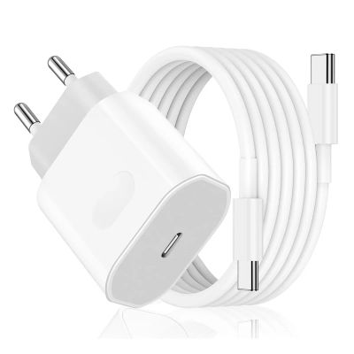 Cargador Rápido Klack 35W USB-C con Cable Trenzado 1 m, Power Delivery