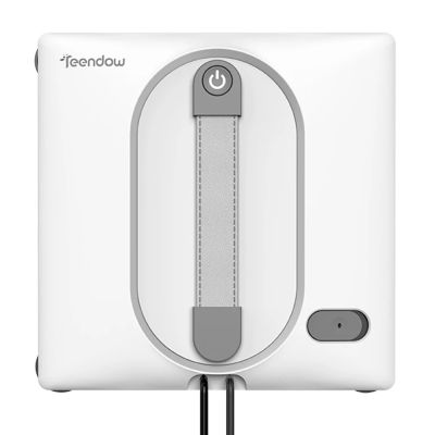 Teendow Hw225A Robot Limpiador de Ventanas, 5500Pa de Succión Potente, Sistema de Doble Pulverización de Agua, Tanque de Agua de 100ml, Control por Aplicación y Control Remoto, Alerta por Voz, 5 Modos
