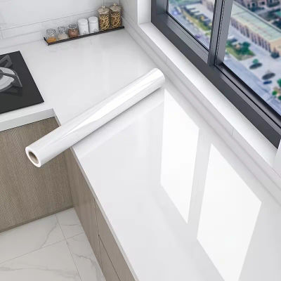 Película perlada para cocina, papel tapiz impermeable, pegatinas de pared autoadhesivas de PVC, decoración del hogar DIY para habitación, armario, muebles