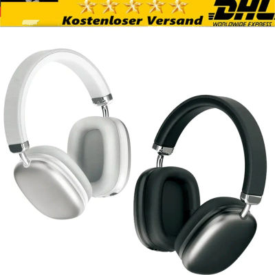 Auriculares Inalámbricos Bluetooth con Micrófono Incorporado, Auriculares Estéreo de Alta Fidelidad con 40 Horas de Duración de Batería, Modo Cableado/Aux, Plegables