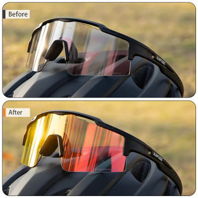 Gafas de sol fotocromáticas UV400 para bicicleta, gafas deportivas azules para hombre y mujer, gafas de ciclismo para exteriores, gafas para bicicleta de montaña