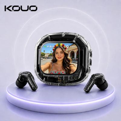 Auriculares Inalámbricos Bluetooth, Auriculares con Traducción en Tiempo Real en 144 Idiomas para Negocios, con Pantalla Táctil Inteligente, Auriculares HiFi TWS