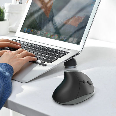 Home - Ratón Ergonómico Vertical Wireless 2 en 1, Bluetooth + 2.4G, Diseño Antifatiga, Recargable USB-C