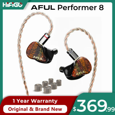 AFUL Performer 8/Performer8 Controladores híbridos Auriculares con cable 1DD + 7BA Monitores intrauditivos HiFi Stage Studio Audiophile Auriculares IEMs