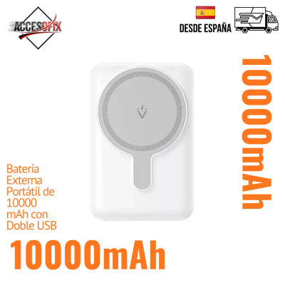 10000mAh banco de energía 22,5 W carga rápida con cargador inalámbrico magnético CCC 15SW