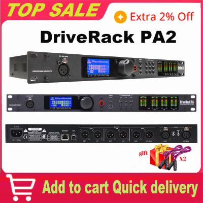DriveRack PA2 2 entradas 6 salidas procesador de Audio Digital Software Original equipo de Audio profesional sistema de altavoces