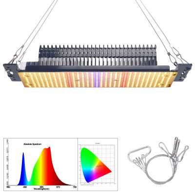 Luz LED de espectro completo para cultivo hidropónico, fitoamplificador de 300W para plantas de interior, tienda de cultivo para invernadero, enchufe estadounidense y europeo