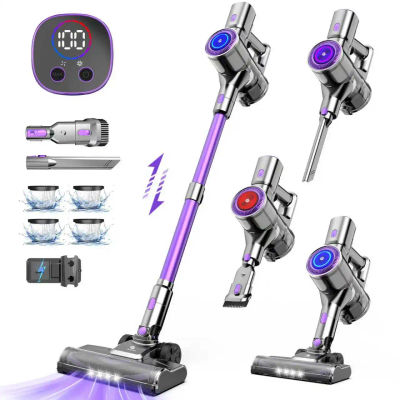Aspiradora inalámbrica Fixtfixer X7 con batería, 60kPa/55Min, motor sin escobillas, cepillo anti-enredos, ideal para alfombras.