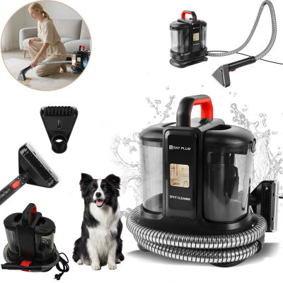 Aspiradora de Alta Potencia de 450W con Succión Fuerte de 15000Pa, Aspiradora y Mopa Húmeda/Seca, Tanque de Agua Limpia de 1.2L + Tanque de Agua Sucia de 0.6L, para Limpieza de Alfombras, Sofás,