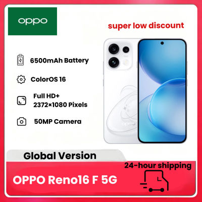 Teléfono Inteligente Desbloqueado OPPO Reno16 F 5G, 8 + 256 GB, cámara de fotos de 50MP con lente ultra gran angular, video 4K con enfoque automático, pantalla de 6,57Hz, IP69K, (Cargador no incluido)