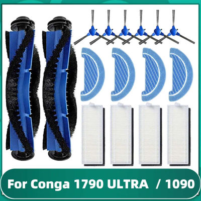 Kit de repuesto para aspiradora robótica Cecotec Conga 1790 ULTRA/1090, filtro Hepa, paño de fregona, cepillo lateral principal, piezas de repuesto