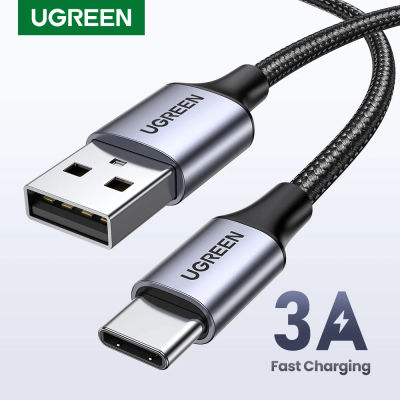 UGREEN-Cable USB tipo C de carga rápida 3A para Samsung S20, S21, Xiaomi POCO, Cable USB C, cargador de teléfono