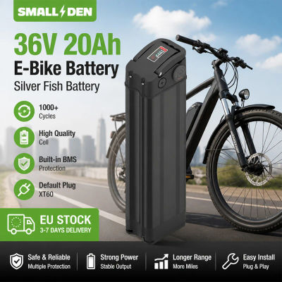 Nueva Batería Plegable para Bicicleta de 36V20Ah con BMS Integrado para Silverfish, 250W-1000W con Cargador de 3A