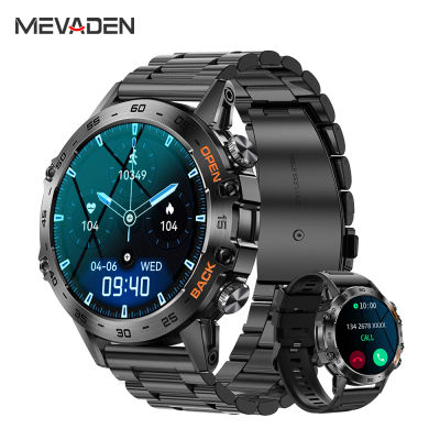 Reloj inteligente de lujo para hombre MEVADEN Steel de 1.39 pulgadas con Bluetooth, llamadas, seguimiento deportivo, monitor de salud, smartwatch para hombre MD52