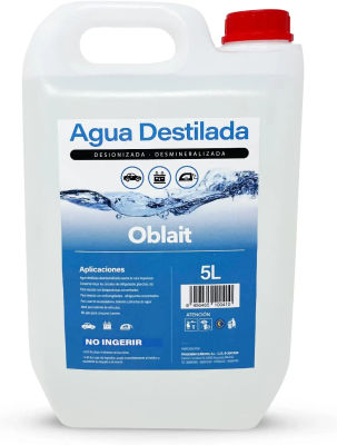 Agua Destilada Desmineralizada Desionizada | Agua Pura 100% | CPap, Humidificador, Plancha, Motores, Limpieza, Laboratorios, Plantas