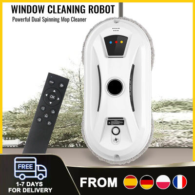 Robot Limpiacristales de 5600 Pa, Robot de Limpieza Automática de Ventanas con Pulverizador de Agua, 3 Modos Automáticos o Control Manual