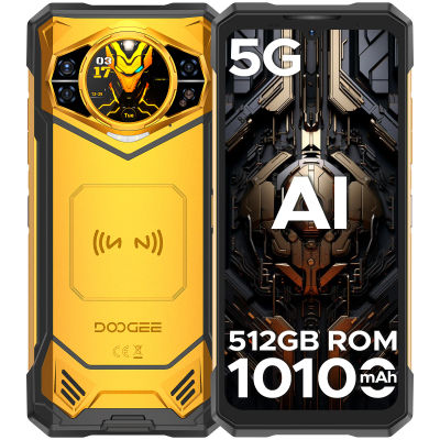 Versión globo DOOGEE S200 X 5G teléfono resistente 6,72 "dimensidad 7050 1,32" pantalla trasera AMOLED 12GB 512GB 10100mAh batería teléfono