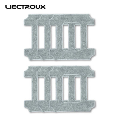 (Para S11) paños de fregado de fibra para Robot de limpieza de ventanas Liectroux, 6 unids/pack