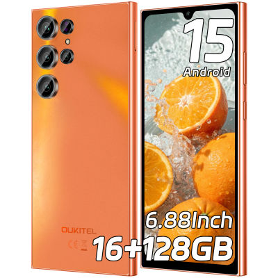 Teléfono Celular Desbloqueado OUKITEL C61 2025 - Android 15, Teléfono Inteligente con Pantalla de 6.88", 16GB+128GB/1TB, Batería de 5150mAh, Cámara de 13MP, Teléfonos Móviles 4G con Doble SIM,