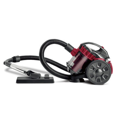 Aspiradora con cable de 2600W (1200W reales), depósito de polvo de 1.5L, cable de alimentación de 5M, bajo nivel de ruido, múltiples accesorios, sin bolsa, enchufe europeo, para limpieza de polvo