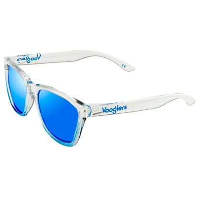 VOOGLERS - POLARIZED UNIQUE Formentera Beach Gafas de Sol Polarizadas Para Hombre y Mujer Unisex | Polarizadas | Protección UV400 | Cristales Lentes de Espejo Azules | Moda / Verano | Montura Bicolor