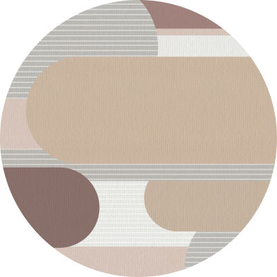 VINILIKO, Alfombra interior/exterior PVC Mai redonda