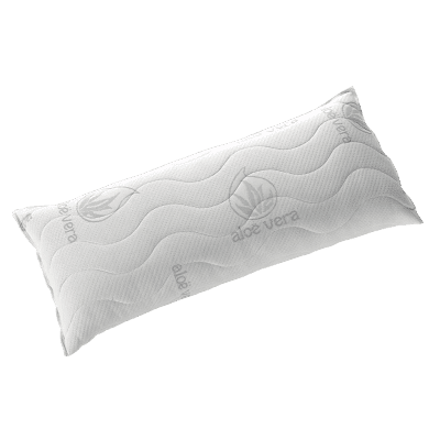 Todocama - Almohada viscoelástica de copos núcleo tejido Strech aloe vera Firmeza Media-Alta