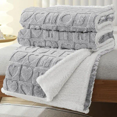 TODOBIEN STORE - Manta Sofa de Borrego, Manta Doble Cara Franela y Sherpa, 100% Poliester, Suave y Caliente para Invierno, Manta Cama, Sobrecama, Manta Borreguito.