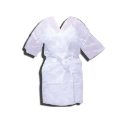 By Doribell Paquete de 10 Kimonos Desechables TST Blancos (primera Calidad) - Equipamiento de Belleza