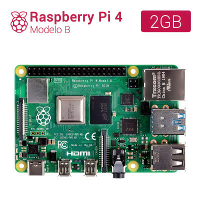 Raspberry Pi 4 Modelo B Quad Core 2GB Wifi Bluetooth Gigabit Ethernet - Nuevo Modelo 2022