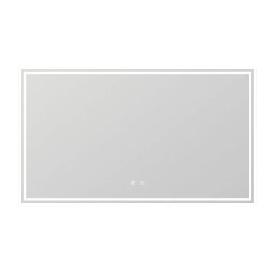 Aica Espejo de baño LED 120×70cm,Bluetooth,Antivaho