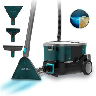 Cecotec Limpiador Aspirador de Tapicerías y Alfombras, Aspiradora de Trineo Conga CarpetClean 10000 EasyHome. 800W