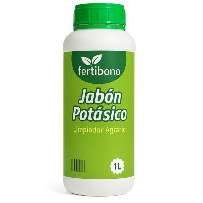Fertibono Jabón Potásico - 1L - Limpieza y Cuidado Natural de sus Plantas, Multiusos | Con Aceite de Coco y Glicerina