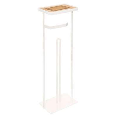 Soporte para papel higiénico, con reserva y sporte para teléfono