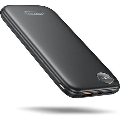 Power Bank 22.5W 10000mAh Bateria Externa Carga Rapida, Bateria Portatil PD3.0 QC4.0, Powerbank USB C Input & Output con Pantalla LCD Compatible con Smartphones, smartwatches, etc