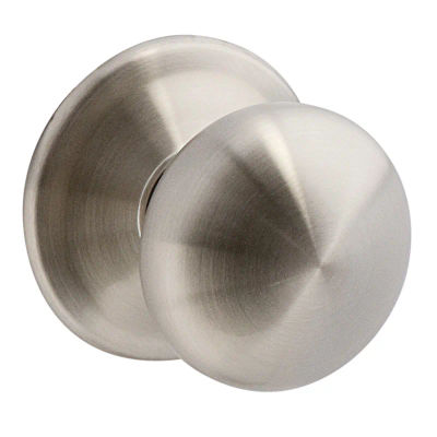 Pomo Puerta Chato Opacio Ø70 Inoxidable - Herrajes para Muebles