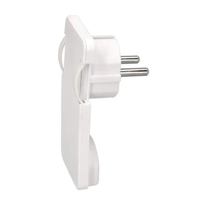 Maurer MAURER Clavija Enchufe Ultraplano 7 Mm. con Asas De Extraccion 16 A - 250 V. Tras Muebles, 3 Cables, Toma Schuko