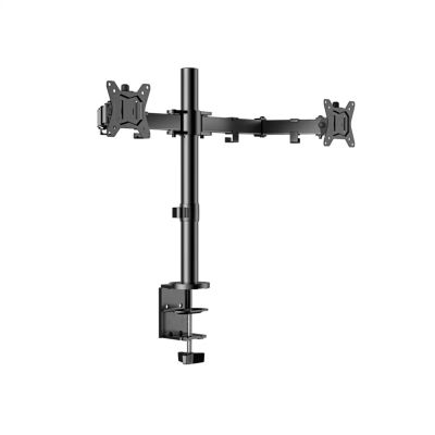 Soporte Articulado Doble para Monitores de 10'' a 32'' con Ajuste de Altura y Rotación