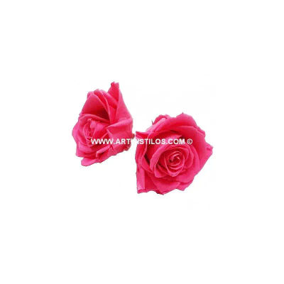 Rosa Grande Preservada de Alta Calidad - 9 Cm - Flores y Plantas Artificiales