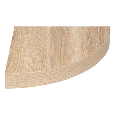Estante Esquinero Fixy Roble Natural para Colgar en Esquinas - Muebles de Recibidor