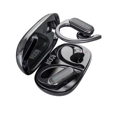 Auriculares Inalámbricos Deportivos F9 Pro 5 A520 IPX7 - Bluetooth 5.3 - Sonido Estéreo Hifi - Cascos con Gancho - Cargador Tipo C