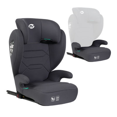 MS BabyWorld – ALPHA – Silla de coche Isofix Grupo 2/3 y alzador convertible | I-Size R129 | Universal | 15-36 kg | 100-150 cm | Cinturón de seguridad | Para bebés y niños