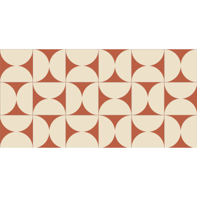 VINILIKO, Alfombra de vinilo Retro terracota